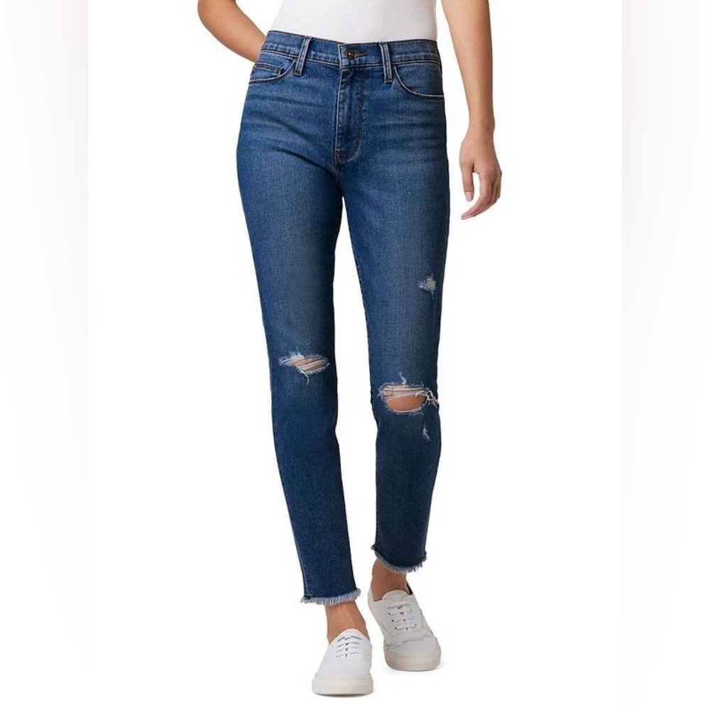 Hudson Natalie Mid Rise Super Skinny Jeans Size 31 Stretch Denim